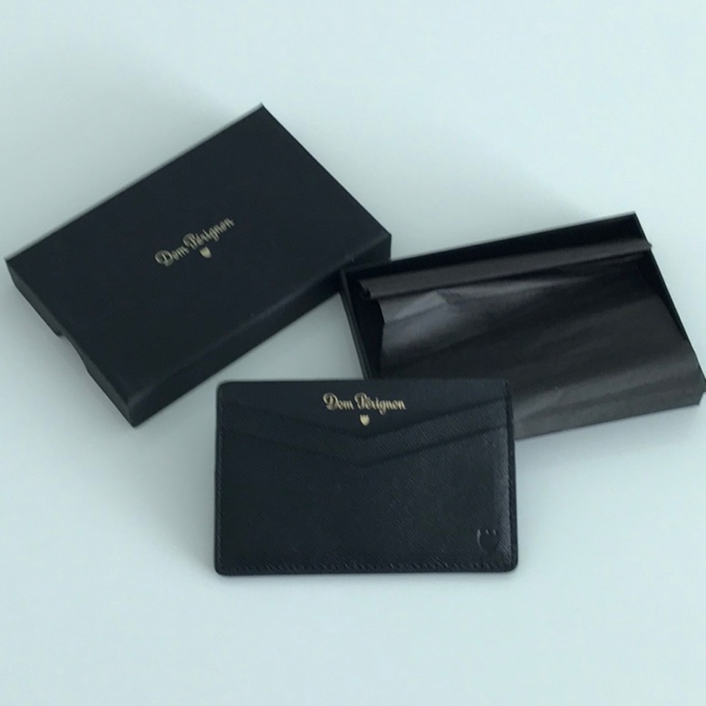 Dom Perignon card holder wallet with box